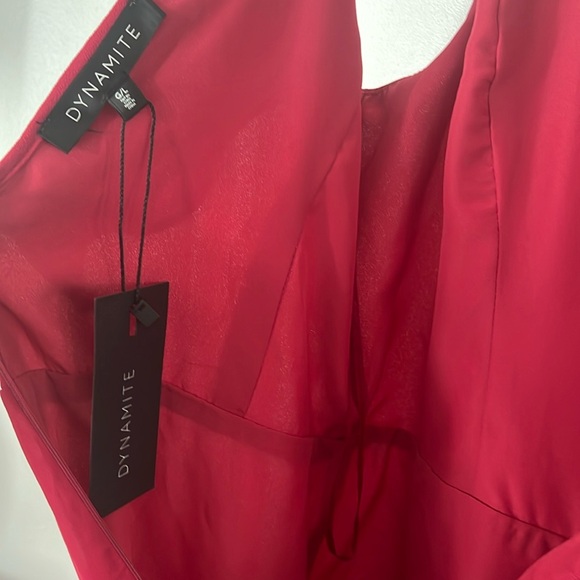 Dynamite Floor Length Chiffon Dress - Size L - Picture 4 of 4